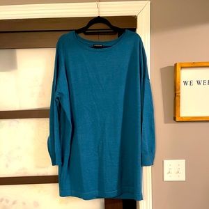 NWT: XL Jasper Bateau neck long tunic Color Storm